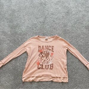 aerie dance club waffle long sleeve